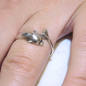 925 Sterling Silver Dolphin Ring